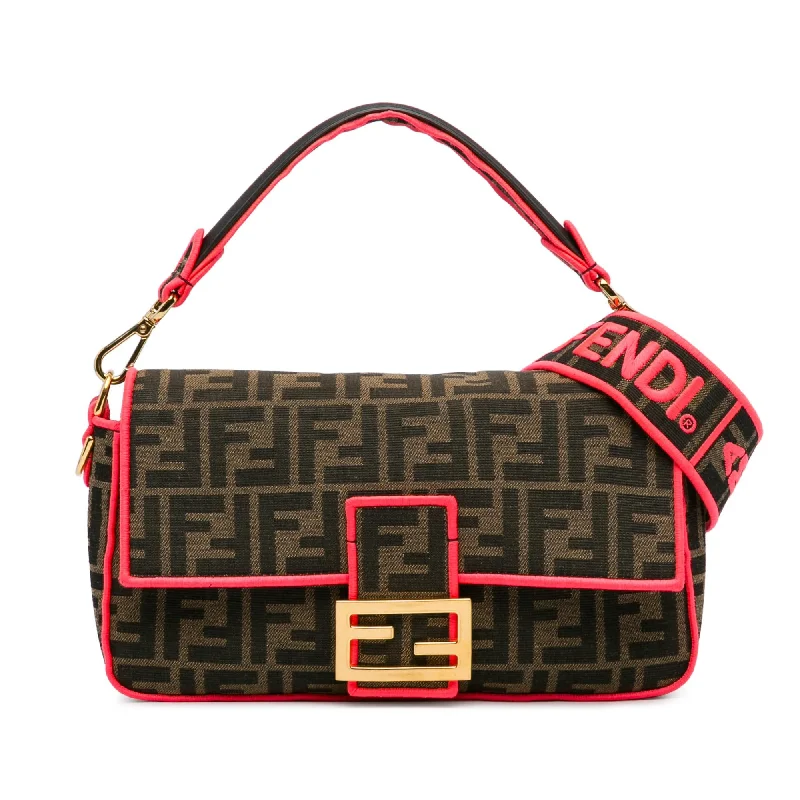 Fendi Medium Zucca Fluo Trim Baguette Satchel (SHG-Ufu9VZ) Unmissable Deals On High-Quality Designer Bags
