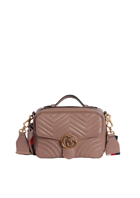 GG MARMONT SMALL TOP HANDLE BAG