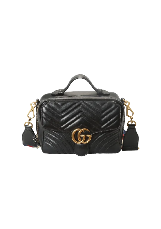 GG MARMONT SMALL TOP HANDLE BAG