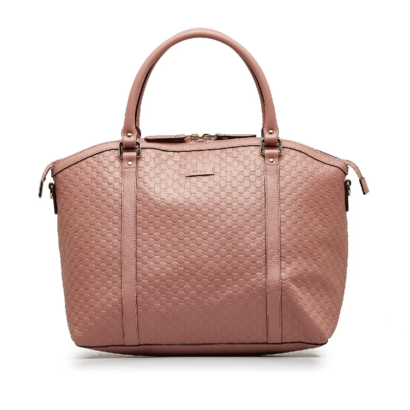 Gucci Large Microguccissima Dome Satchel (SHG-rqCKfY)