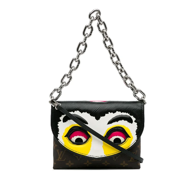 Louis Vuitton Monogram and Epi Printed Kabuki Masks Pochette (SHG-sSGSrc) Everyday Handbags At Wallet-Friendly Prices