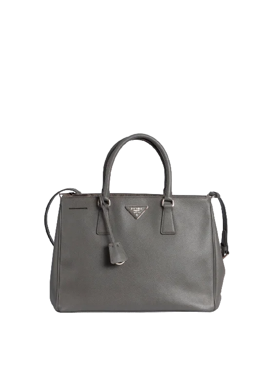 MEDIUM SAFFIANO LUX DOUBLE ZIP GALLERIA Classic Bags, Exclusive Deals